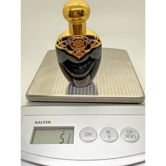 Avon Mesmerize Women Cologne Spray 1.7oz Vintage Cobalt Blue Bottle Rare NOS - Picture 6 of 6